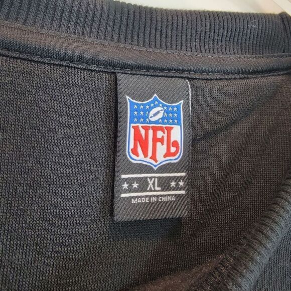 NFL Football Black Sweatshirt Pullover Size XL New with tag! NWT - Picture 5 of 7